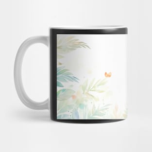 Whimsical and Cute Watercolor Bird Mug